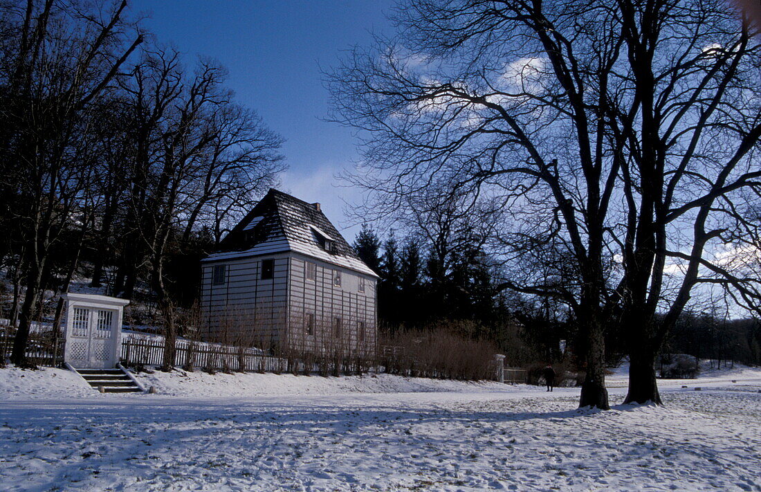 Goethe's Gartenhaus, Park an der Ilm, Weimar, Thueringen Deutschland, Europa