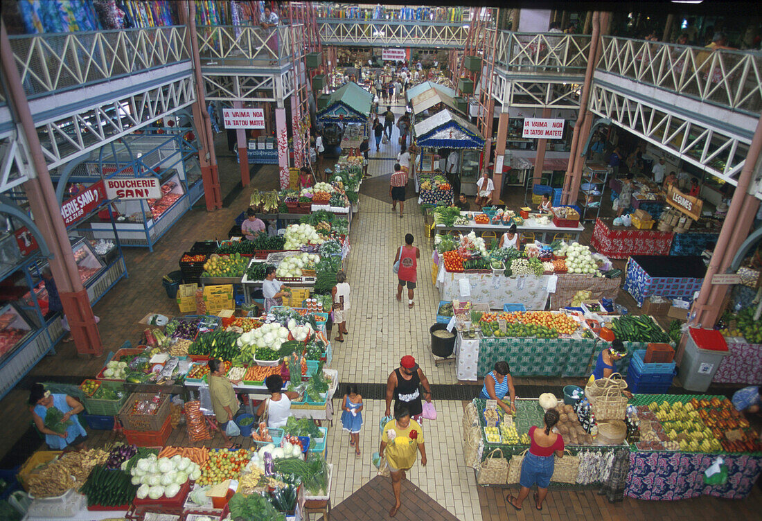 Städtischer Markt, Papeete, Tahiti Französisch Polynesien