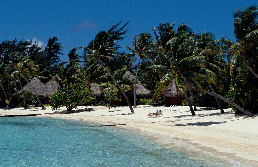 Strand, Moana Beachcomber Parkroyal, Bora Bora Franzoesisch-Polynesien