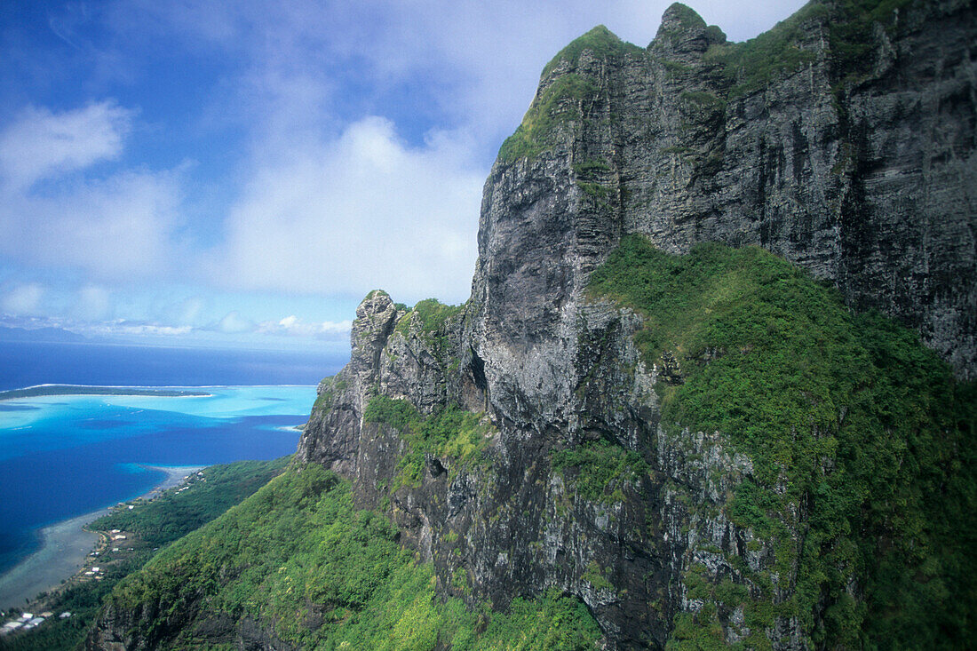 Aerial Photo, Bora Bora French Polynesia