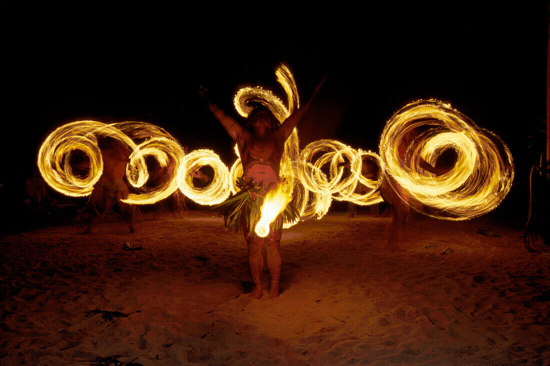 Firedancer, Tiki Theatre Village, Moorea French Polynesia