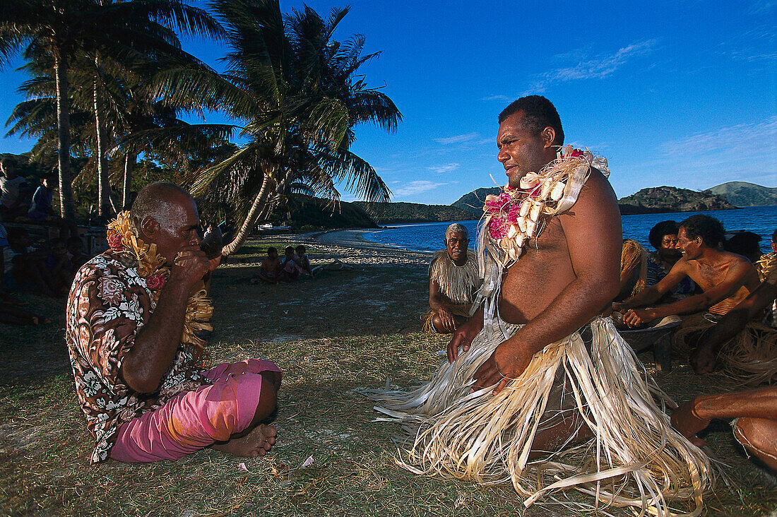 Navotua Village Kava Ceremony, Blue Lagoon Cruise Nacula Island, Yasawa, Fiji