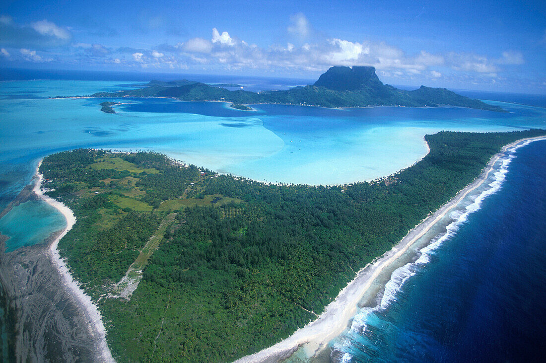 Bora-Bora, Luftaufnahme Frz.-Polynesien