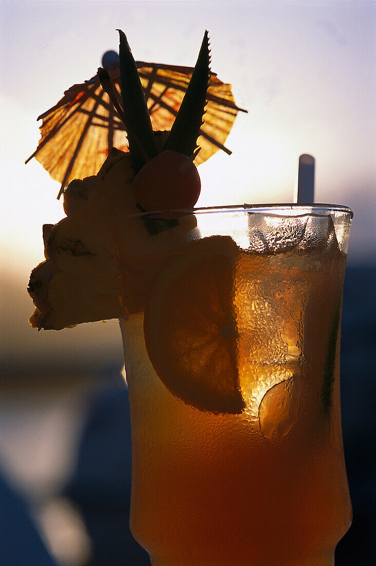 Mai Tai at Sunset, Blue Lagoon Cruise Fiji