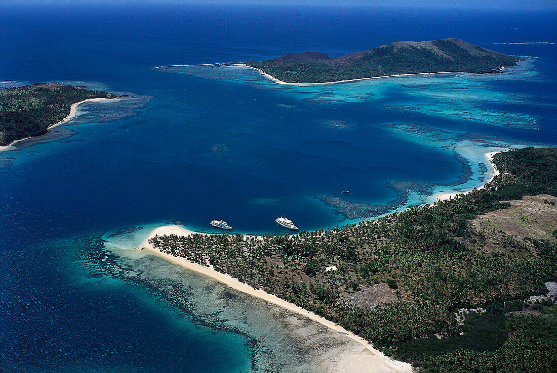 Aerial Photo, Blue Lagoon Cruise Nanuya Lailai Island, Fiji