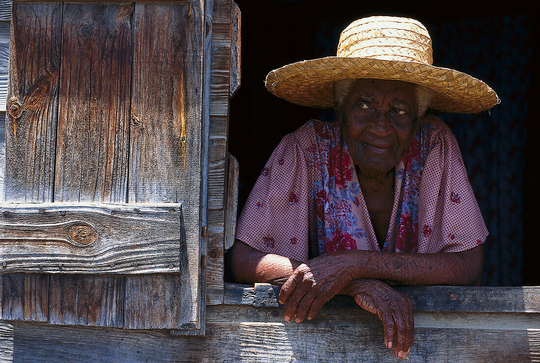 94-year old woman, Soufrière St. Lucia