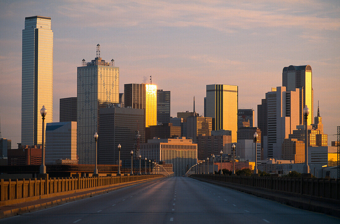 Stadtansicht von Dallas, Downtown Dallas, Texas, USA