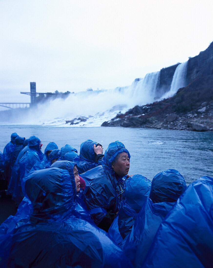 Niagara Falls boat trip, Maid of the Mist, Ontario, Canada, USA