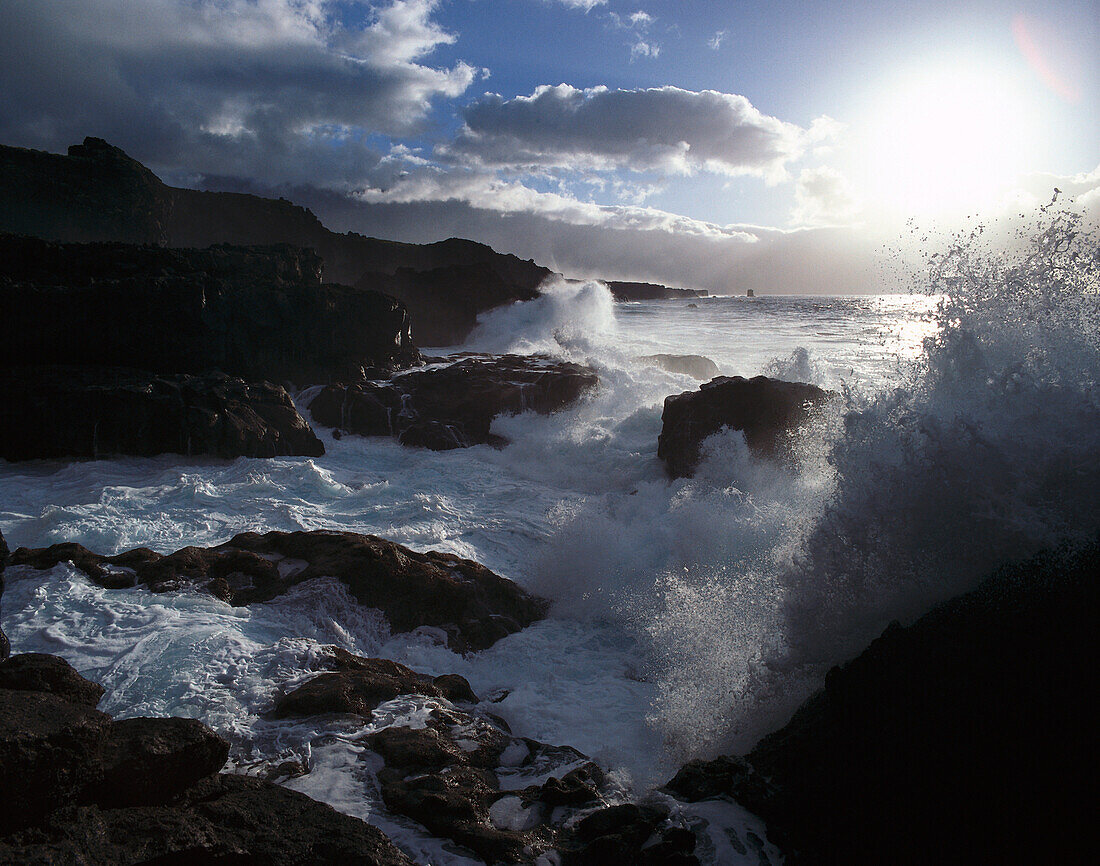 Rocky coast, El Hierro, Canary Islands, Spain