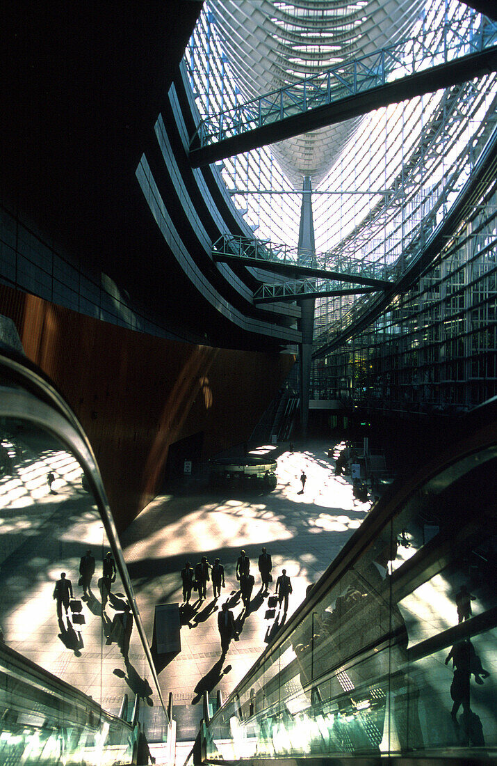 Glass hall, interior view of the Tokyo International Forum, Marunouchi, Tokyo Japan, Asia