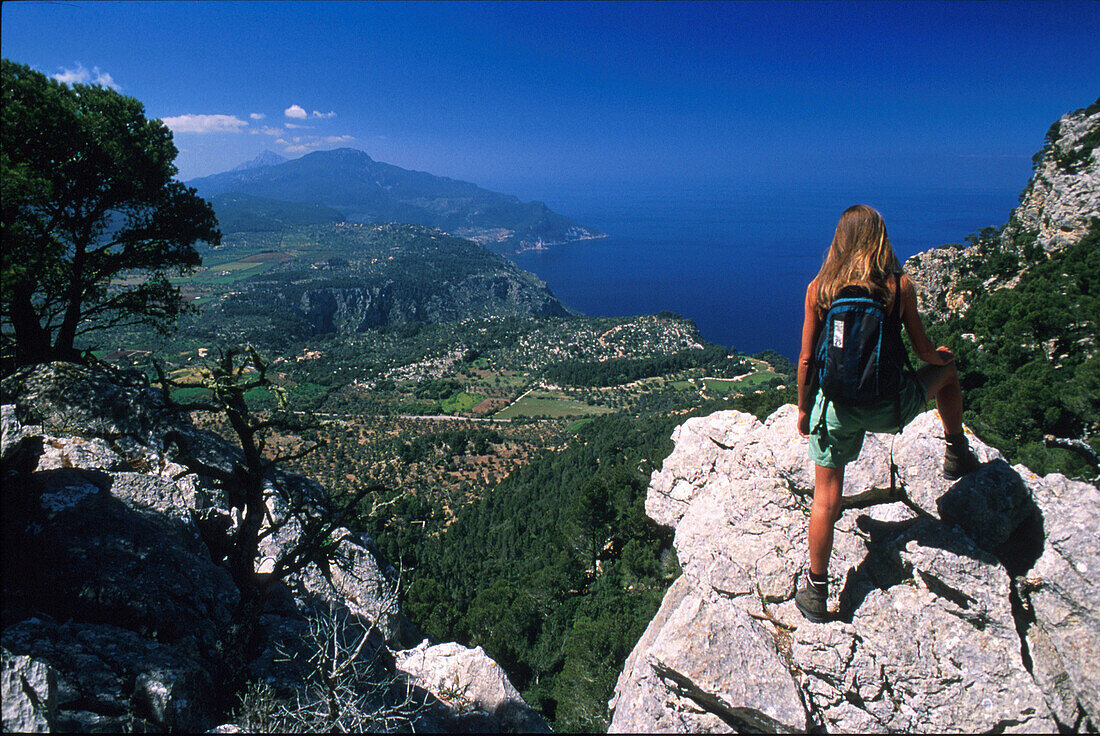 Wandern, Serra de Tramuntana, Mallorca, Balearen, Spanien B-Mal-Stü-Seite 78/79