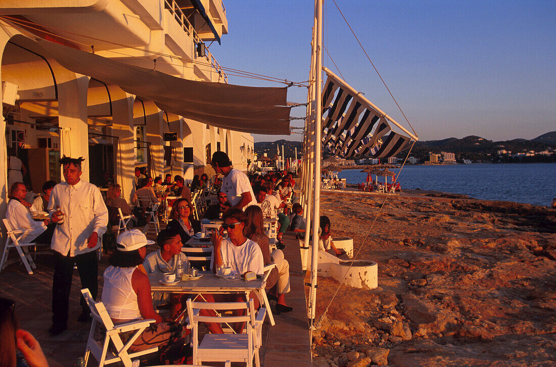 In-Treff Café del Mar, Sant Antoni, Ibiza, Balearen, Spanien