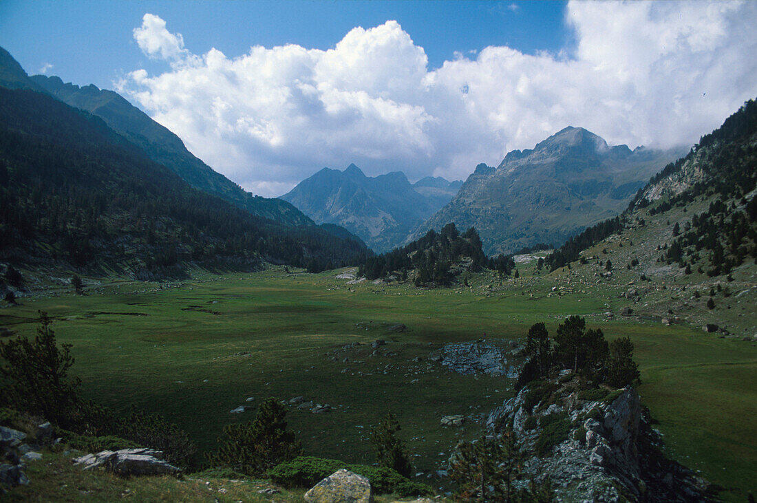 Valle de Benasque, Reserva Nacional de Benasque Pyrenäen, Aragon, Spanien