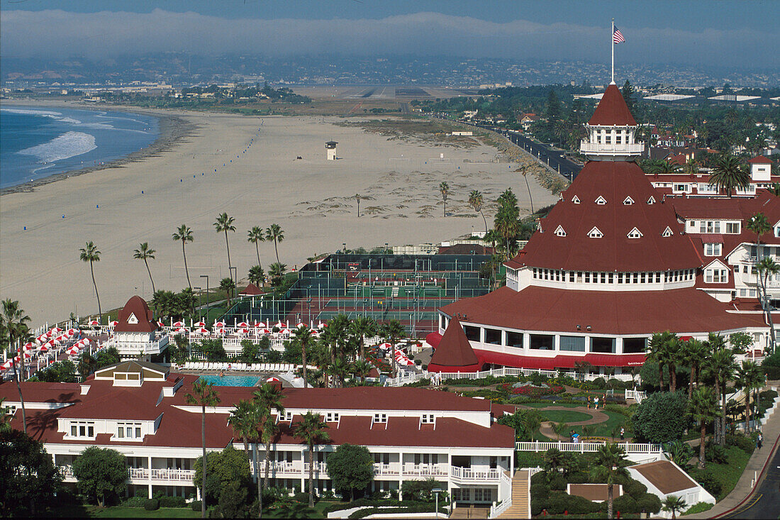 Coronado Hotel, Coronado Beach, San Diego Kalifornien, USA, Amerika