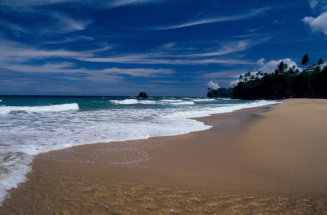 Strand, Blanchissuese Bay, Nordkueste, Trinidad Trinidad&Tobago, Karibik