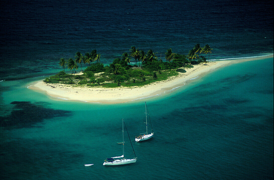 Sandy Island, Carriacou, Grenada, Kleine Antillen Karibik