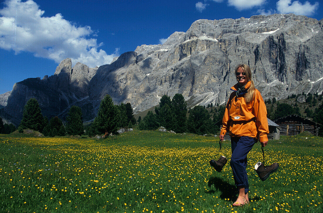 Wandern, Hiking, Dolomiten Italien
