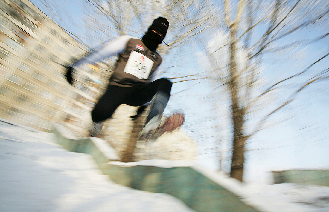 Runner in Omsk, Siberia, RUS