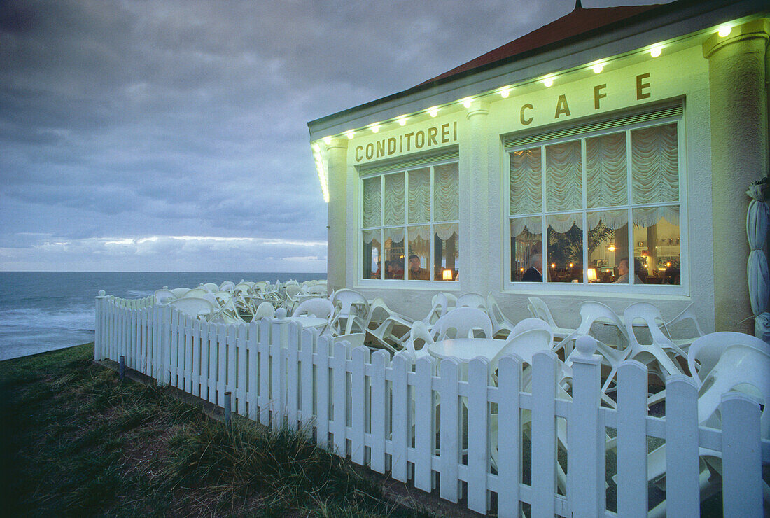 Café Marienhoehe at the coast of Norderney, Eastern Frisia, Lower Saxony, Germany