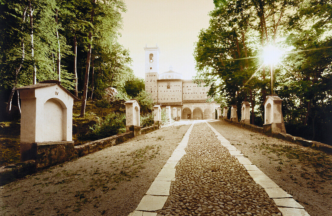 A cemetery at Valle Maggia, Ticino, Switzerland