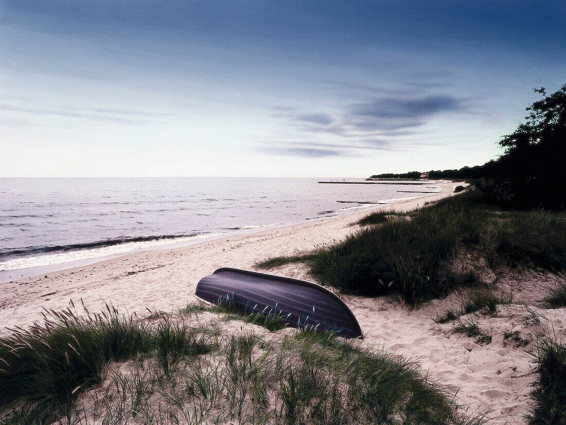 Thema: Henning Mankell, die falsche Fährte, Strand bei Ystad Skane, Schweden