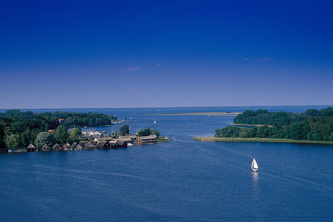 Blick auf den Müritz-Binnensee, Mecklenburgische Seenplatte, Mecklenburg-Vorpommern, Deutschland