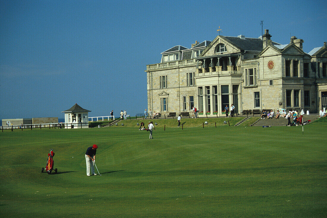 Royal and Ancient Golf Club, St. Andrews, Schottland Grossbritanien