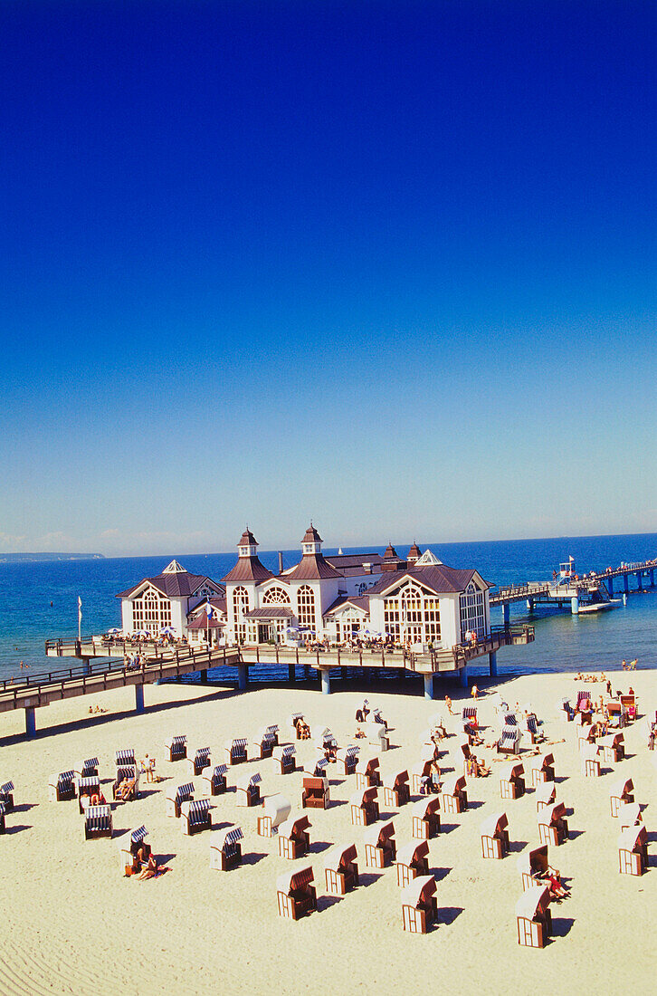 Sea Resort at Sellin, Ruegen, Mecklenburg-Vorpommern, Germany