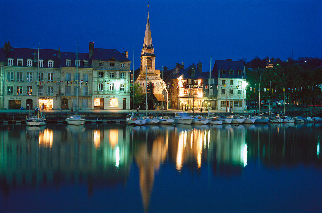 Vieux Bassin, Quai St. Etienne, Honfleur, Normandy France