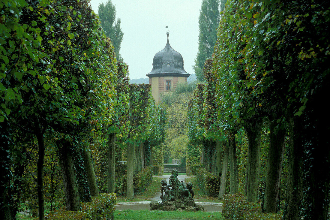 Palace garden, Veitshochheim, Franconia, Bavaria, Germany