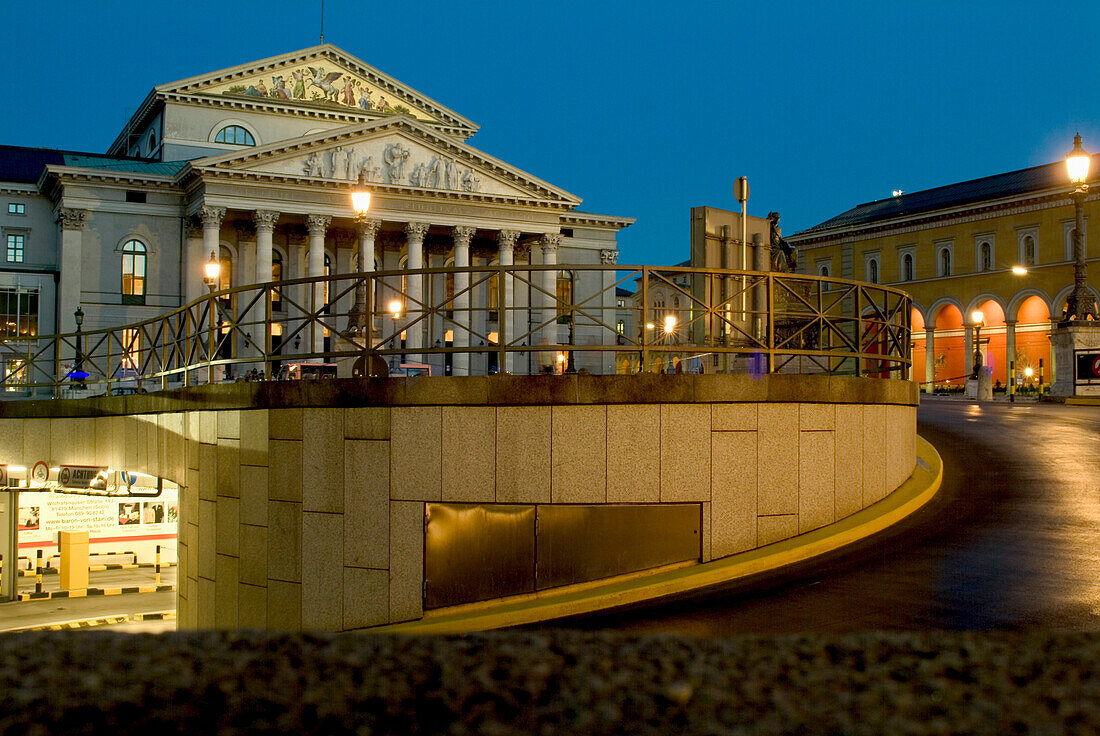 National theater, Max-Josef-Square, Munich, Bavaria, Germany