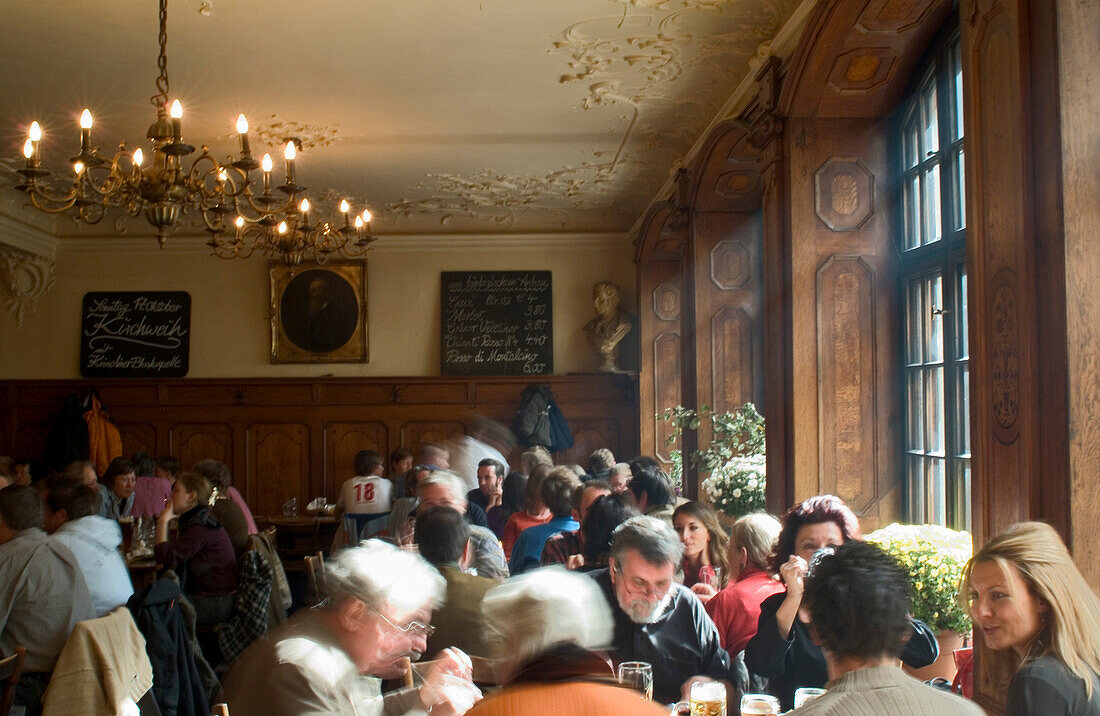 Bavarian Restaurant Fraunhofer, Frauenhofer Street, Munich, Bavaria, Germany