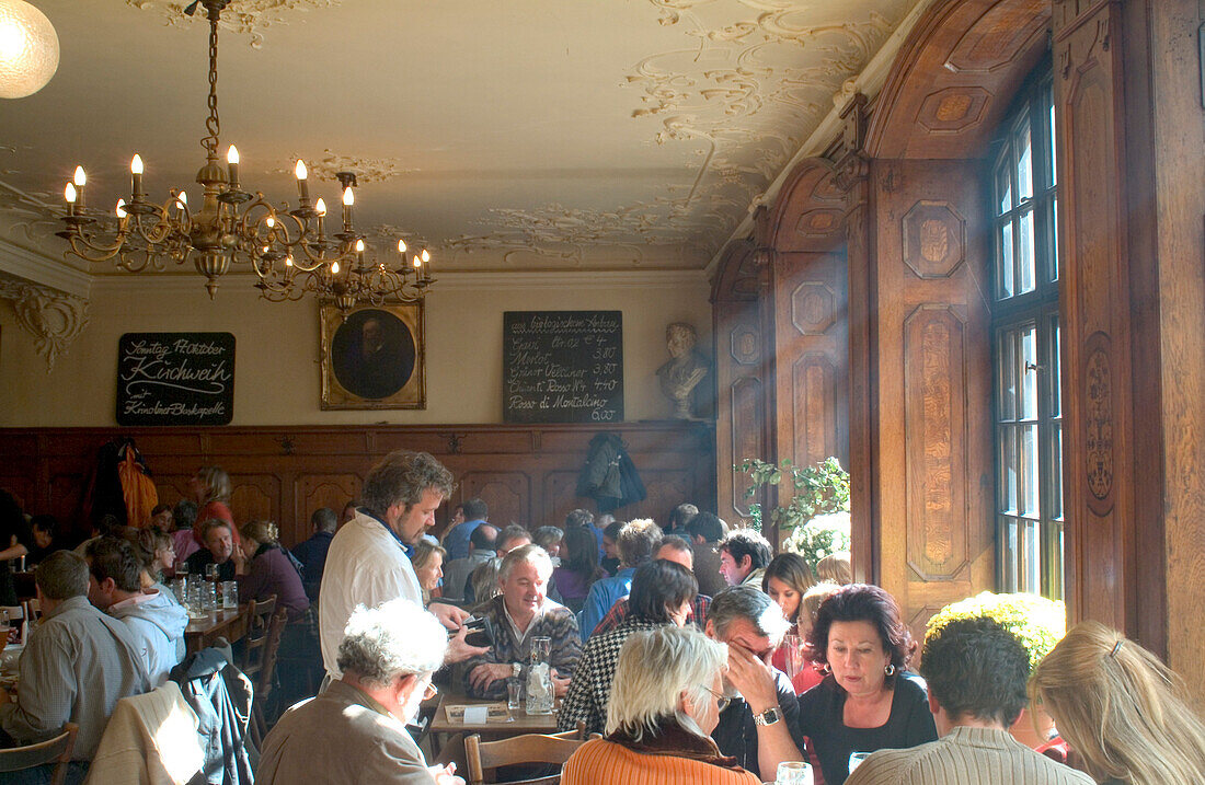 Bavarian Restaurant Fraunhofer, Frauenhofer Street, Munich, Bavaria, Germany