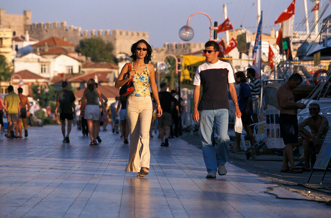Strandpromenade, Marmaris, Türkei