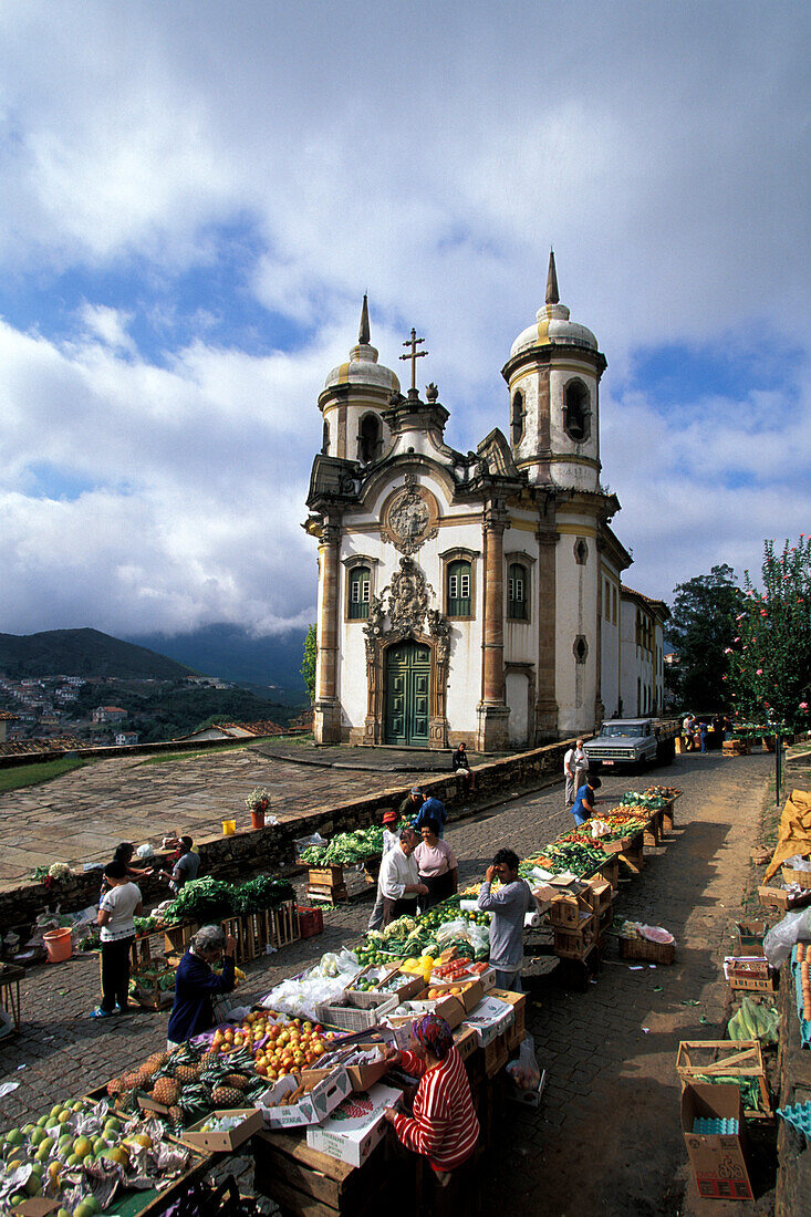 Market in Ouro Preto, Minas Gerais, Brazil