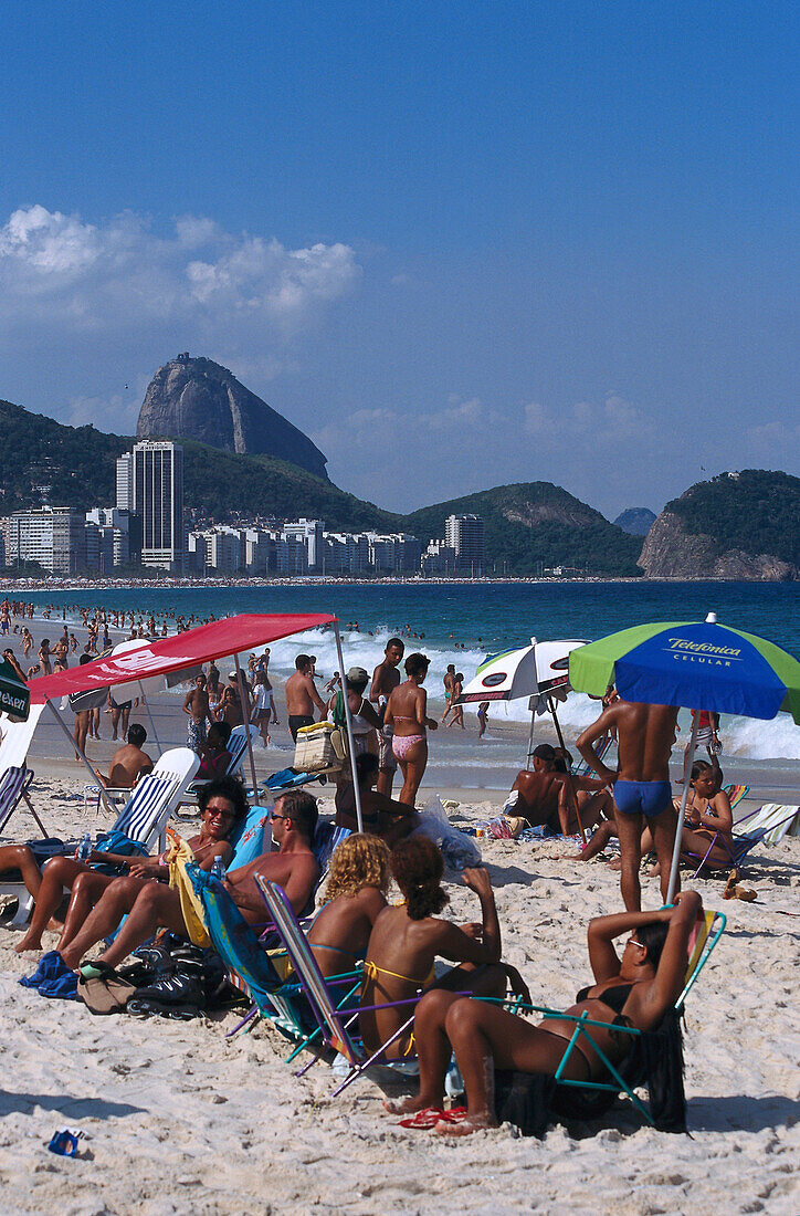 Beachlife, Copacabana Rio de Janeiro, Brasilien