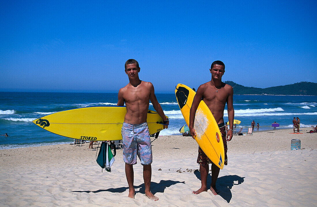 Surfer, Praia do Campeche, Santa Catarina Brasilien