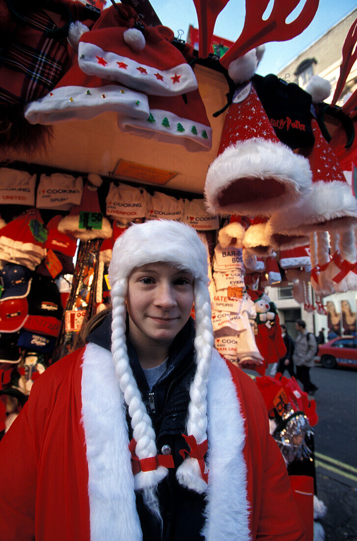 Christmas Shopping, Oxford Street, London, England