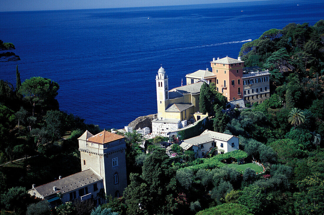 San Giorgio Church, Portofino, Liguria Italy