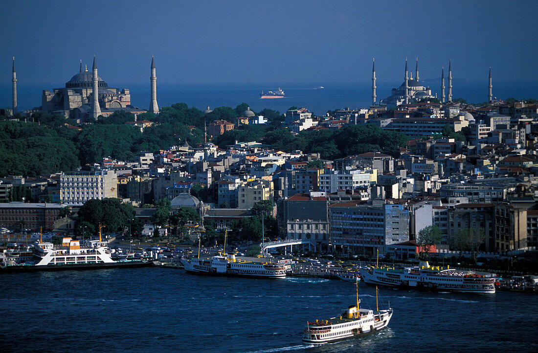 Golden Horn, Hagia Sophia, Istanbul Türkei