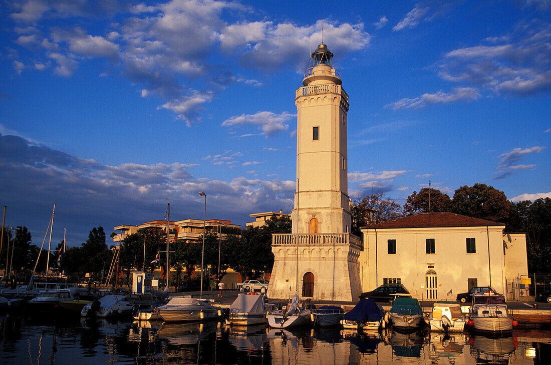 Lighthouse, Harbour, Rimini, Adriatic Coast, Italy