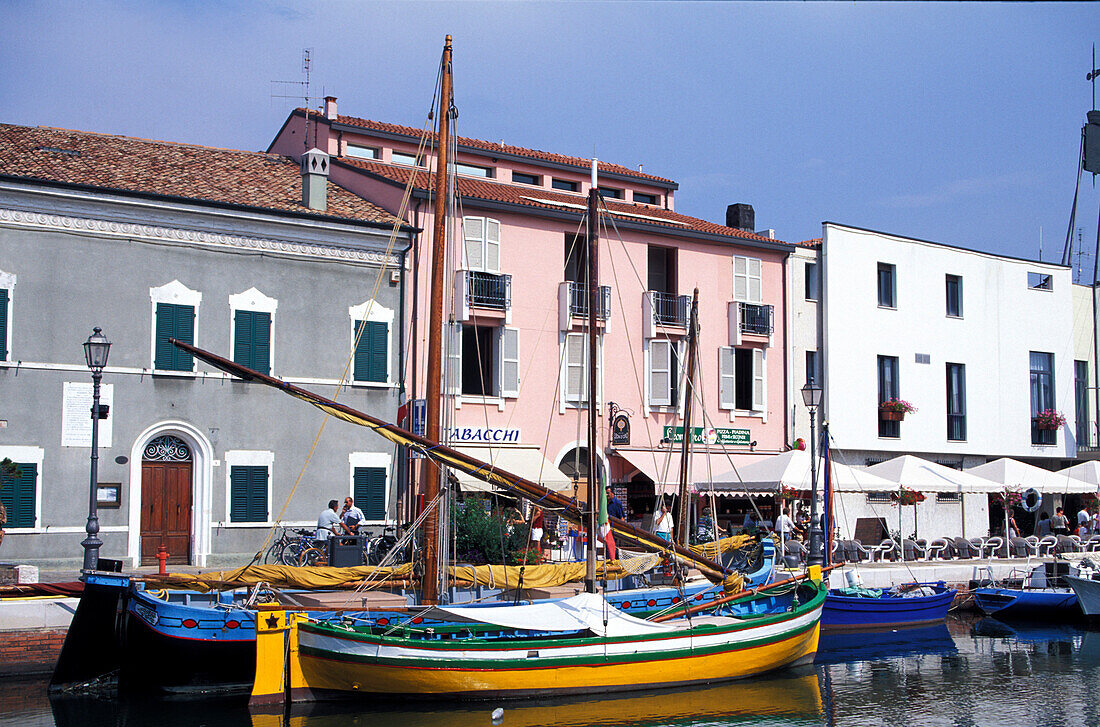 Historic Boats, Harbour, Cesenatico, Adriatic Sea, Italy