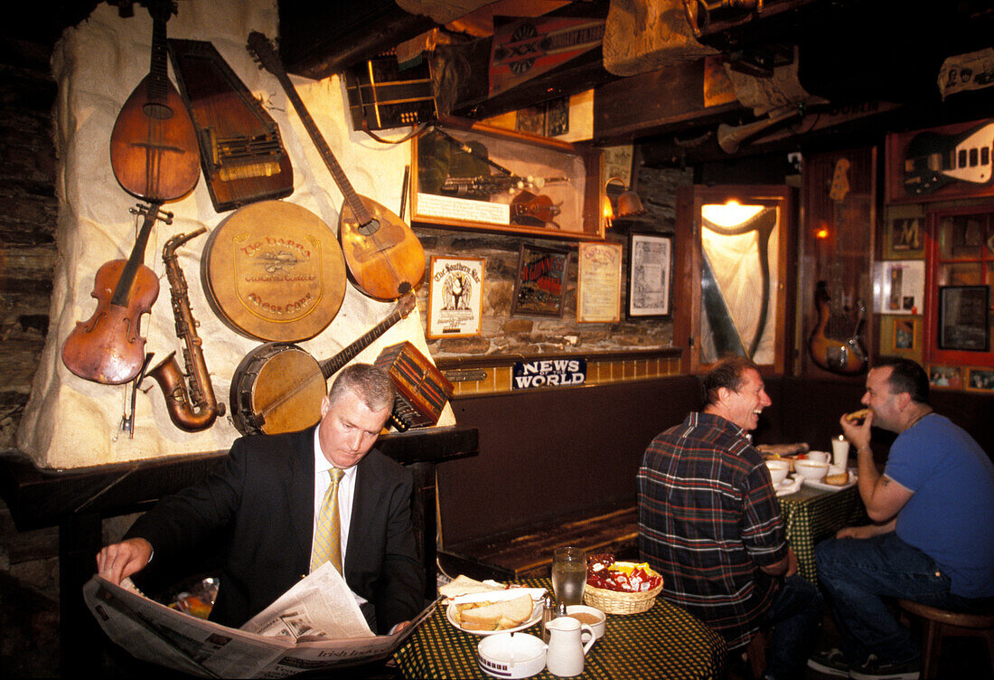 People at the De Barra Pub, Clonakilty, County West Cork, Ireland, Europe