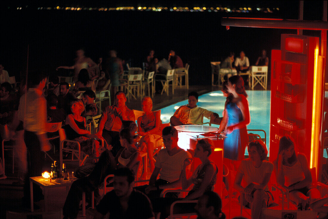 Club 29, Disco unter freiem Himmel, Antalya Hafen, Türkische Riviera, Türkei
