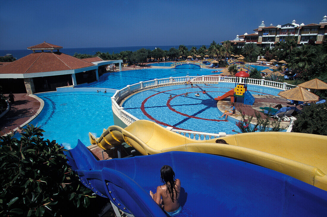 Open-air Pool, Hotel Defne Star, Side, Turkish Riviera, Turkey