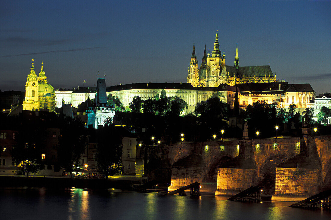 Charles Bridge, Hradcany, Prague Czechia