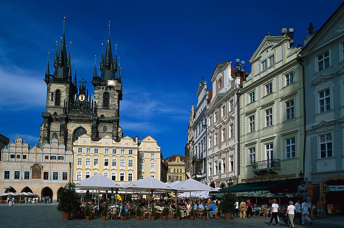 Cafe, Altstaedter Ring, Prague Czechia