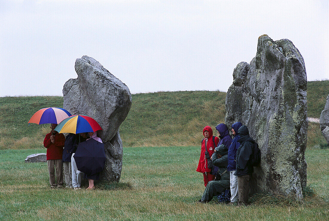 Shelter from the Storm, Avebury Stone Circle Wiltshire, England