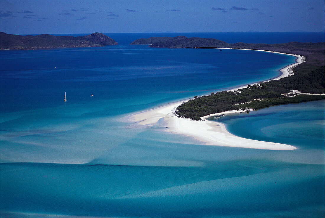 Aerial Photo, Whitehaven Beach, Whitsunday Island Queensland, Australia