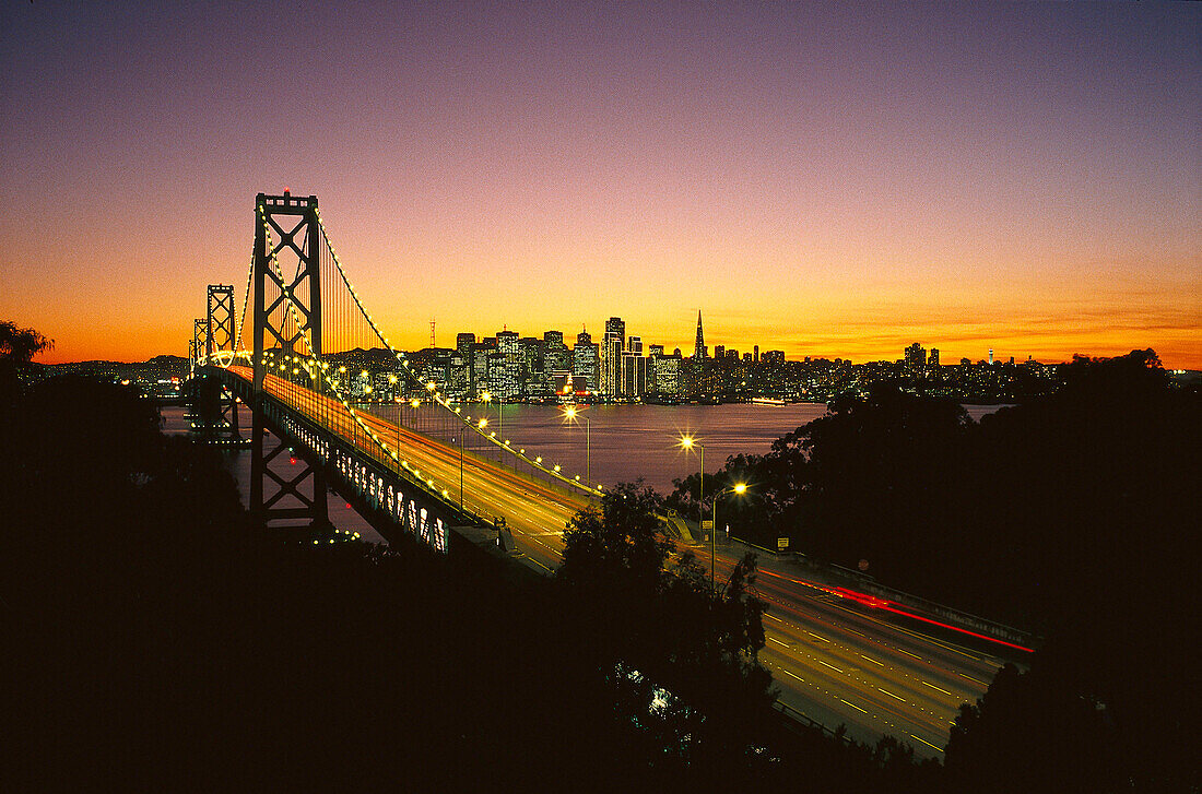 Oakland Bay Bridge, San Francisco, California USA